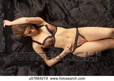 Stock Photo - Animal print undies . Fotosearch
