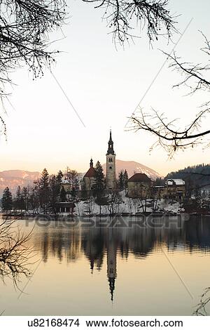 Beautiful city by a lake View Large Photo Image Picture - Beautiful city by a lake . Fotosearch
