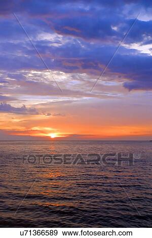 Stock Photo - Beautiful sunset. Fotosearch