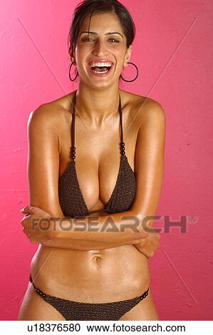 Stock Image - Bikini model . Fotosearch