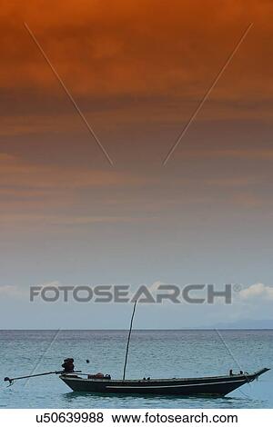 Boat at sea View Large Photo Image Stock Photo - Boat at sea . Fotosearch