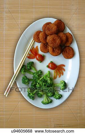 Chicken and broccoli View Large Photo Image Stock Photo - Chicken and broccoli . Fotosearch