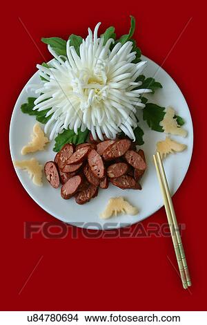 Picture - Chinese meal. Fotosearch