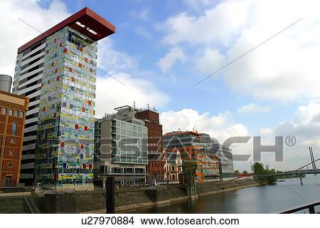 City along a river View Large Photo Image Picture - City along a river . Fotosearch