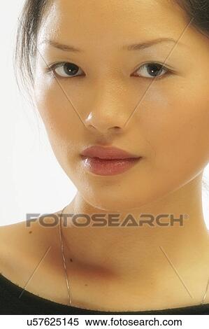 Stock Photography - Close up head shot. Fotosearch