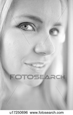 Close up of a face View Large Photo Image Stock Photograph - Close up of a face. Fotosearch