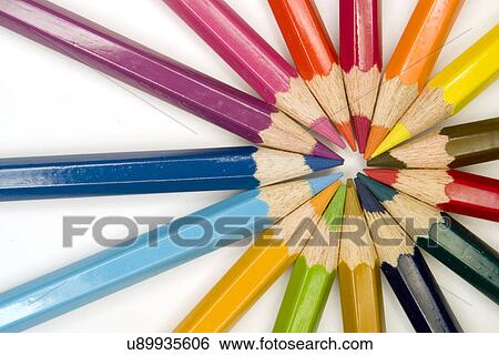 Colored pencil View Large Photo Image Stock Photograph - Colored pencil . Fotosearch