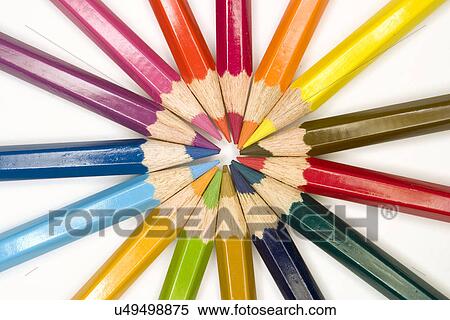 Colored pencils View Large Photo Image Stock Photography - Colored pencils . Fotosearch