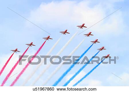 Colorful vapor trail View Large Photo Image Stock Image - Colorful vapor trail . Fotosearch