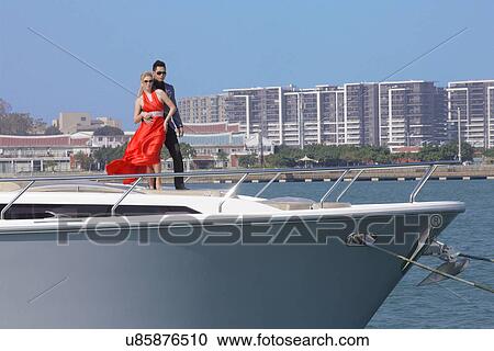 Couple on a yacht View Large Photo Image Stock Image - Couple on a yacht . Fotosearch