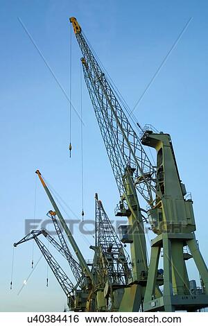 Cranes View Large Photo Image Stock Photograph - Cranes. Fotosearch