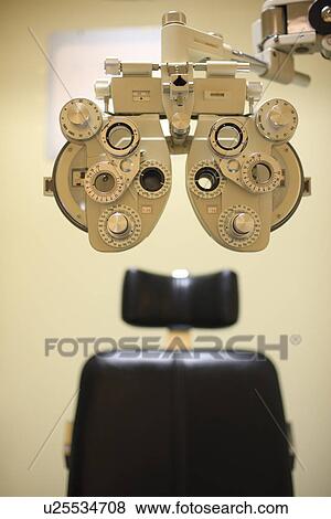 Stock Photo - Eye test equipment. Fotosearch