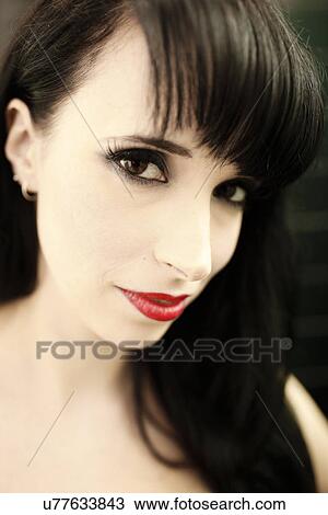 Stock Image - Head shot . Fotosearch