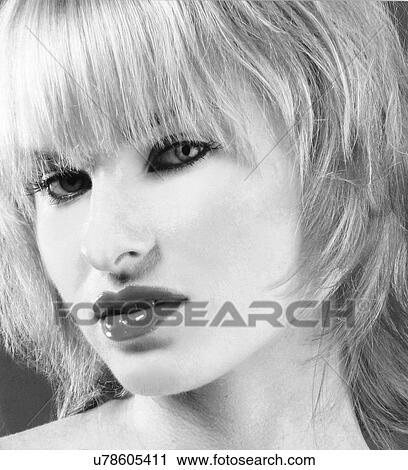 Stock Image - Head shot . Fotosearch