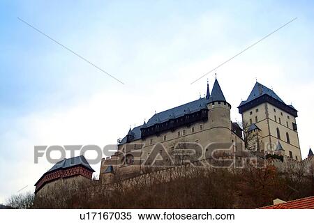 Stock Photography - Hill top castle . Fotosearch