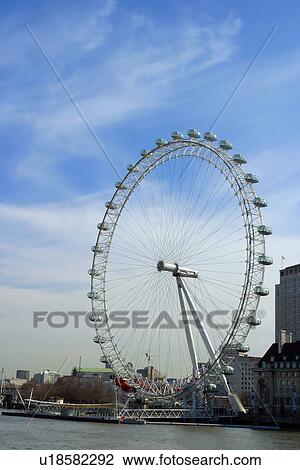 Stock Image - Large ferris wheel . Fotosearch