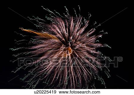 Large fireworks View Large Photo Image Stock Photo - Large fireworks . Fotosearch