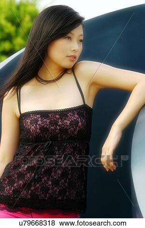 Leaning woman View Large Photo Image Stock Photo - Leaning woman . Fotosearch
