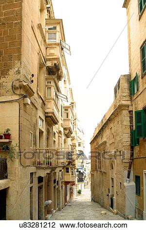 Stock Image - Malta streets. Fotosearch