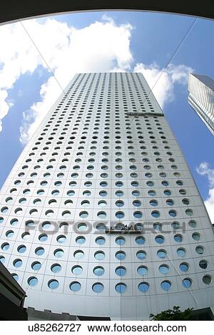 Modern skyscraper View Large Photo Image Stock Photo - Modern skyscraper . Fotosearch
