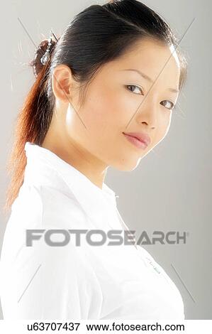 Stock Photo - Pretty woman . Fotosearch