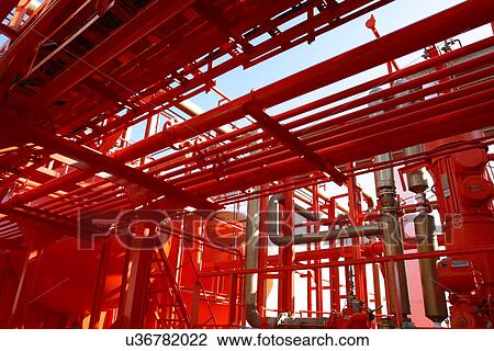 Red pipes View Large Photo Image Stock Image - Red pipes. Fotosearch