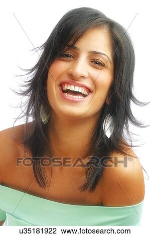 Smiling woman View Large Photo Image Stock Image - Smiling woman . Fotosearch