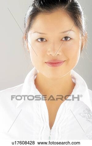 Smiling woman View Large Photo Image Stock Photo - Smiling woman . Fotosearch