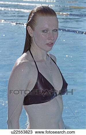 Wet redhead View Large Photo Image Stock Image - Wet redhead. Fotosearch