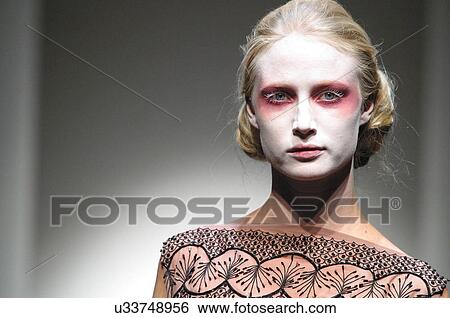 White make up View Large Photo Image Stock Photograph - White make up. Fotosearch