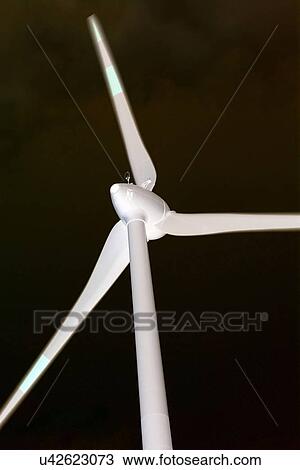 Stock Image - Wind turbine . Fotosearch