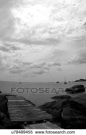 Stock Photography - Wooden pier . Fotosearch