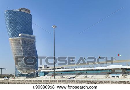 Stock Photo - Abu Dhabi National Exhibitions Center, United Arab Emirates. Fotosearch
