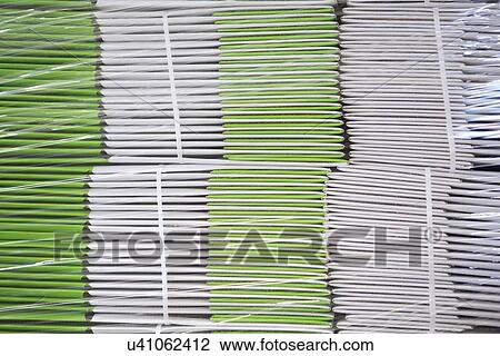 Close up of wrapped cardboard stock warehouse View Large Photo Image Stock Image - Close up of wrapped cardboard stock warehouse. Fotosearch
