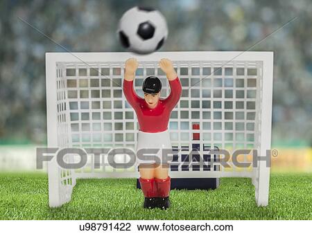 Digitally generated image of soccer goalkeeper in stadium View Large Photo Image Stock Image - Digitally generated image of soccer goalkeeper in stadium. Fotosearch