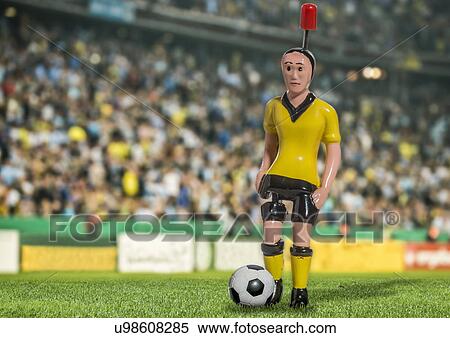Digitally generated image of soccer player with ball in stadium View Large Photo Image Stock Photography - Digitally generated image of soccer player with ball in stadium. Fotosearch