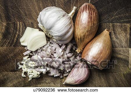 Ingredients for making green curry paste - onion, garlic View Large Photo Image Stock Photograph - Ingredients for making green curry paste - onion, garlic. Fotosearch