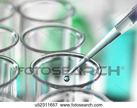 Pipette dripping liquid into test tube View Large Photo Image Stock Photo - Pipette dripping liquid into test tube. Fotosearch
