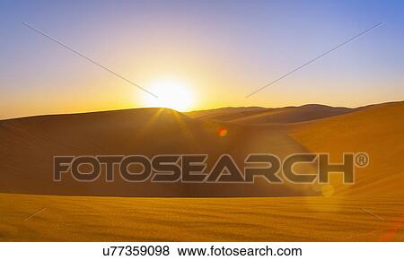 Stock Photo - Rub al-Khali desert, empty quarter, Liwa desert, United Arab Emirates. Fotosearch