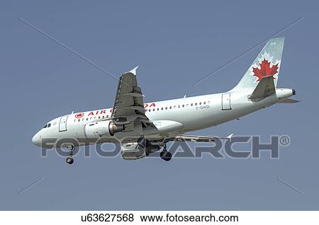 Airbus A319 of Air Canada View Large Photo Image Stock Photo - Airbus A319 of Air Canada. Fotosearch