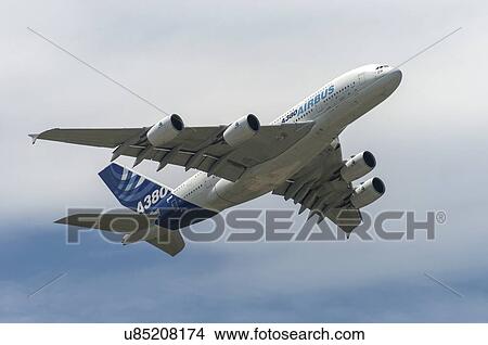 Airbus A380 at Paris Air Show View Large Photo Image Picture - Airbus A380 at Paris Air Show . Fotosearch
