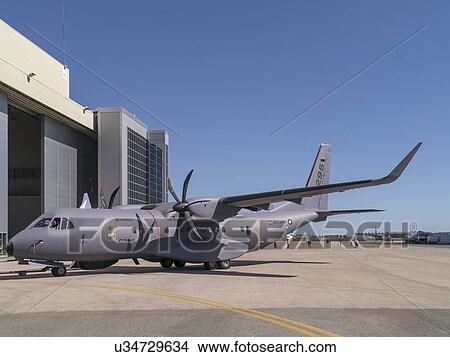 Picture - Airbus Defense and Space C295W at Seville. Fotosearch