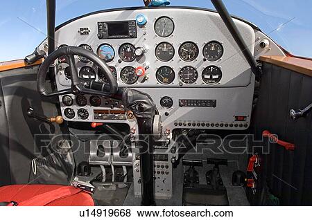 Beechcraft D-17S Staggerwing cockpit View Large Photo Image Stock Photo - Beechcraft D-17S Staggerwing cockpit. Fotosearch