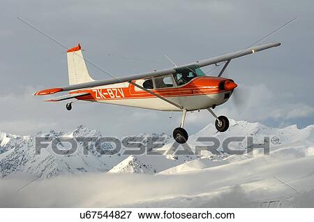 Cessna 180 near Lake Tekapo, New Zealand View Large Photo Image Stock Photo - Cessna 180 near Lake Tekapo, New Zealand. Fotosearch