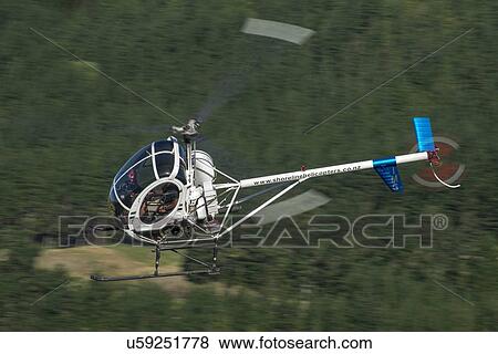 Stock Photo - Hughes 269C. Fotosearch