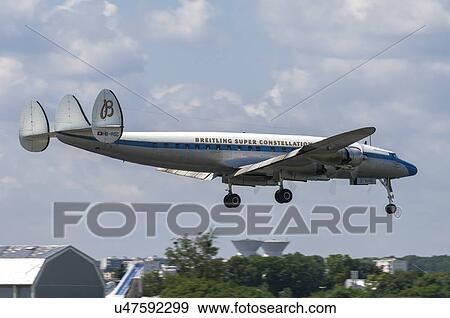 Lockheed L-1049F Super Constellation View Large Photo Image Stock Photo - Lockheed L-1049F Super Constellation. Fotosearch