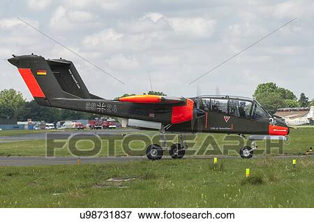 North American Rockwell OV-10 Bronco at Paris Air Show View Large Photo Image Stock Photo - North American Rockwell OV-10 Bronco at Paris Air Show . Fotosearch