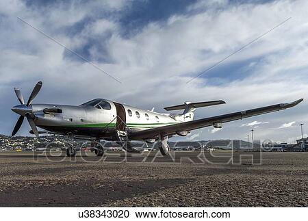 Pilatus PC12 parked at Wellington Airport View Large Photo Image Stock Image - Pilatus PC12 parked at Wellington Airport. Fotosearch