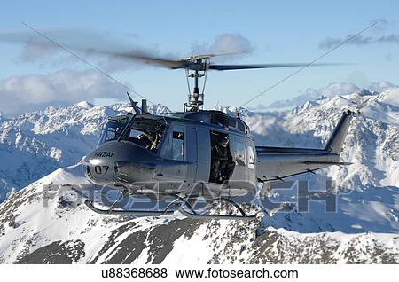 Stock Photo - RNZAF Bell UH-1H. Fotosearch