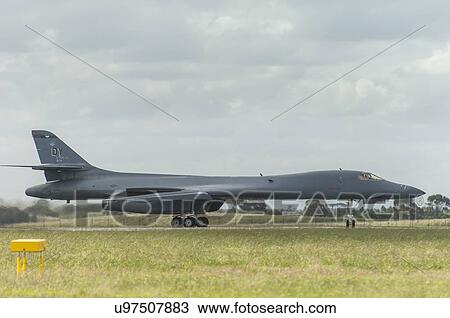 Stock Image - Rockwell B-1B Lancer at Avalon Air Show. Fotosearch